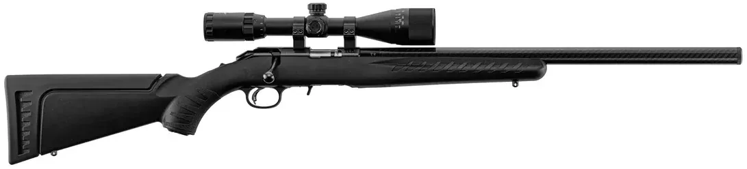 Carabine à verrou Ruger American Rimfire Cal. 22LR 22'' 1/2''-28 + Lunette 3-9x40
