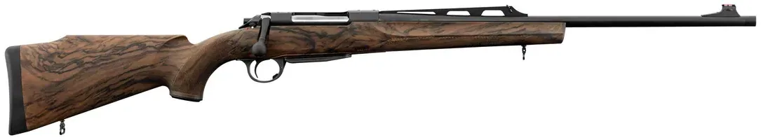 Carabine de chasse Renato Baldi CF01 de battue à crosse aspect bois avec canon fileté - Chargeur fixe, vue 3
