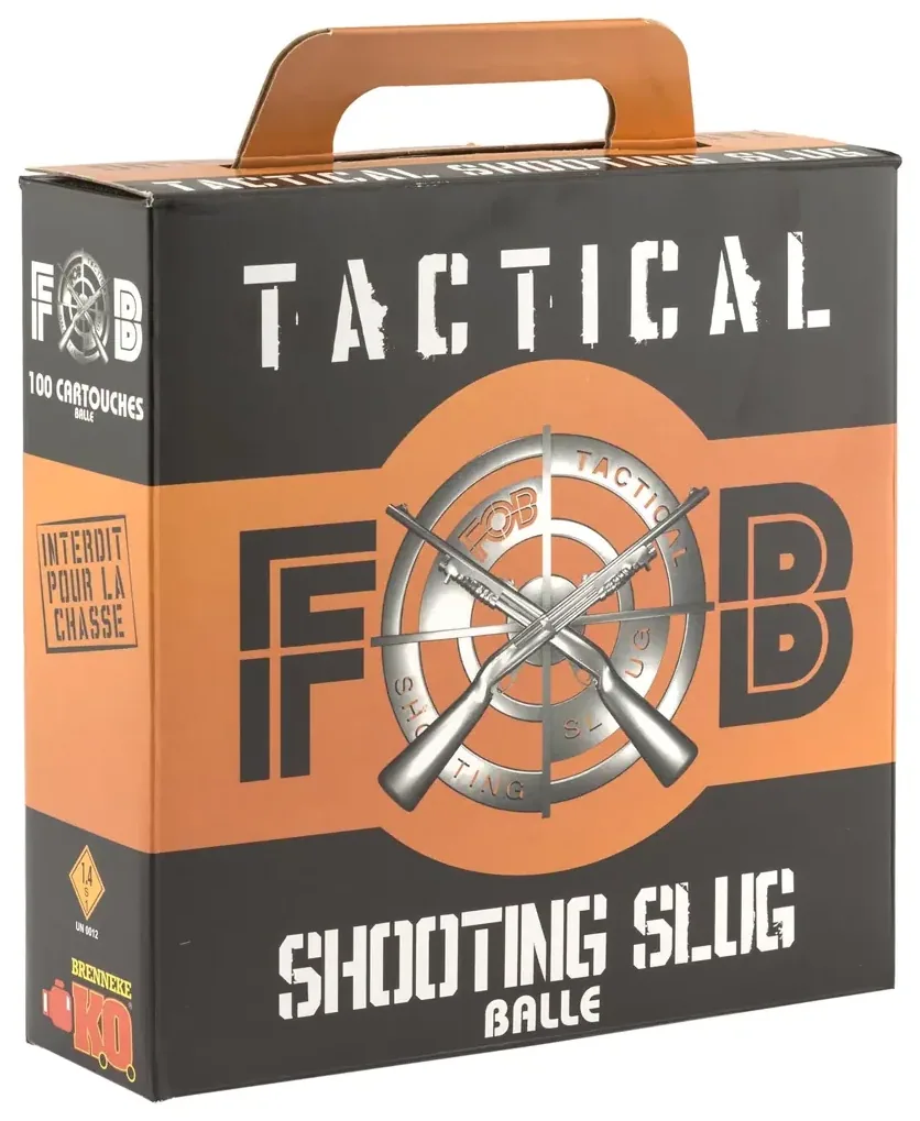 Cartouche Fob Slug Tactical - Cal. 12/67 (x100), vue 3