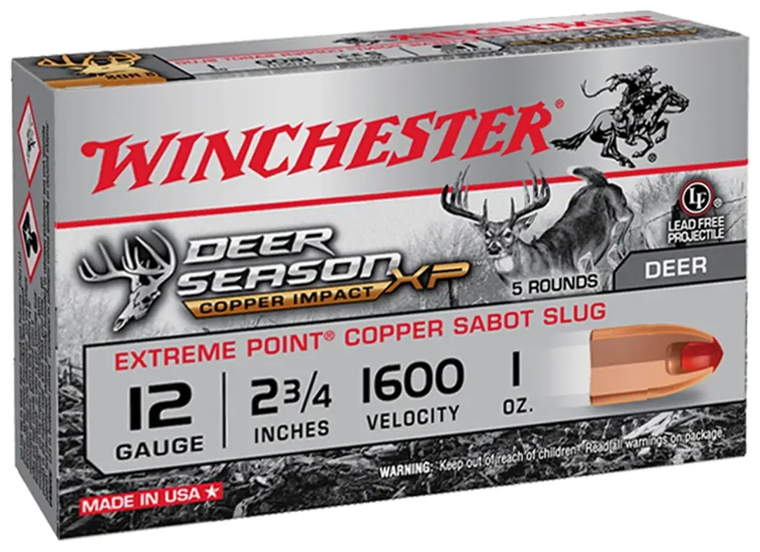 Cartouche Winchester DEER SEASON sans plomb - Cal 12/70, vue 2