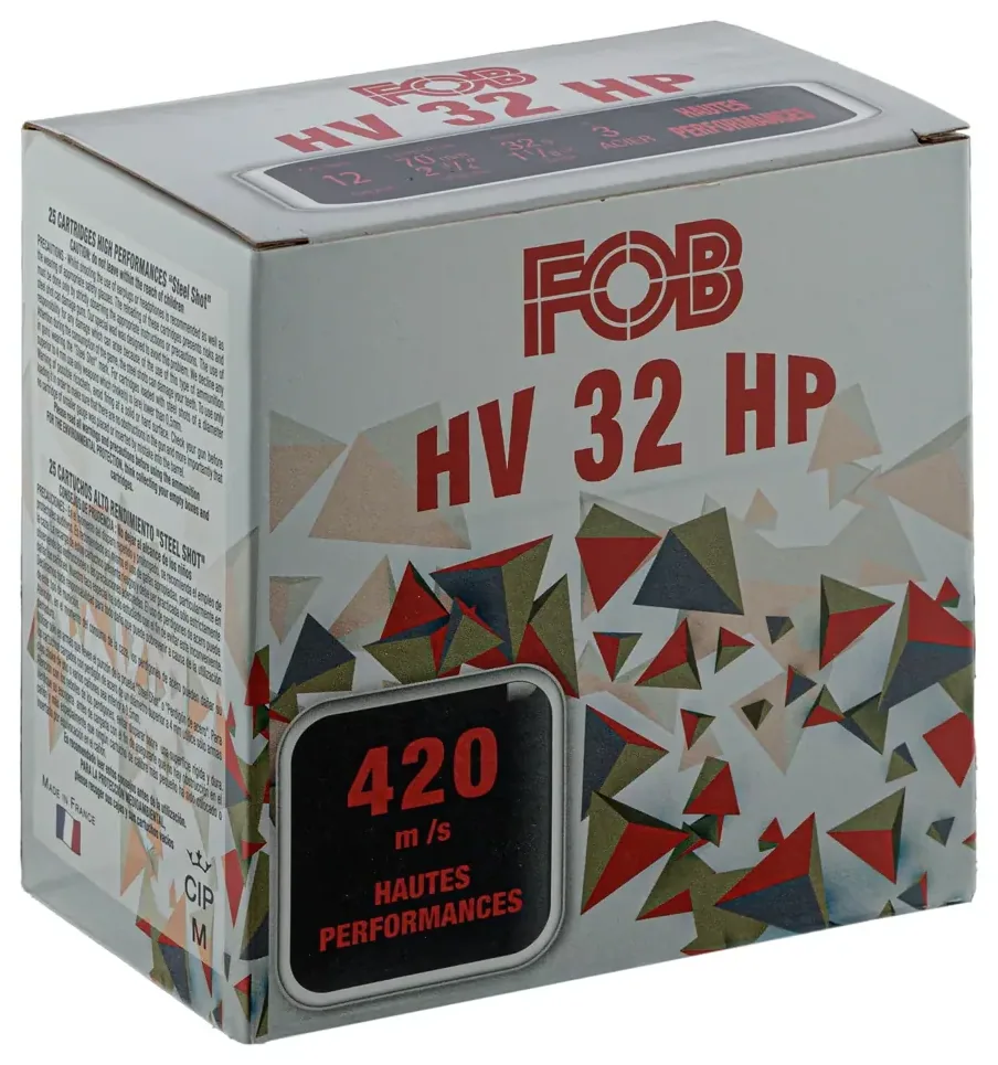 Cartouches Fob HV Acier haute performance - Cal. 12/70, vue 2