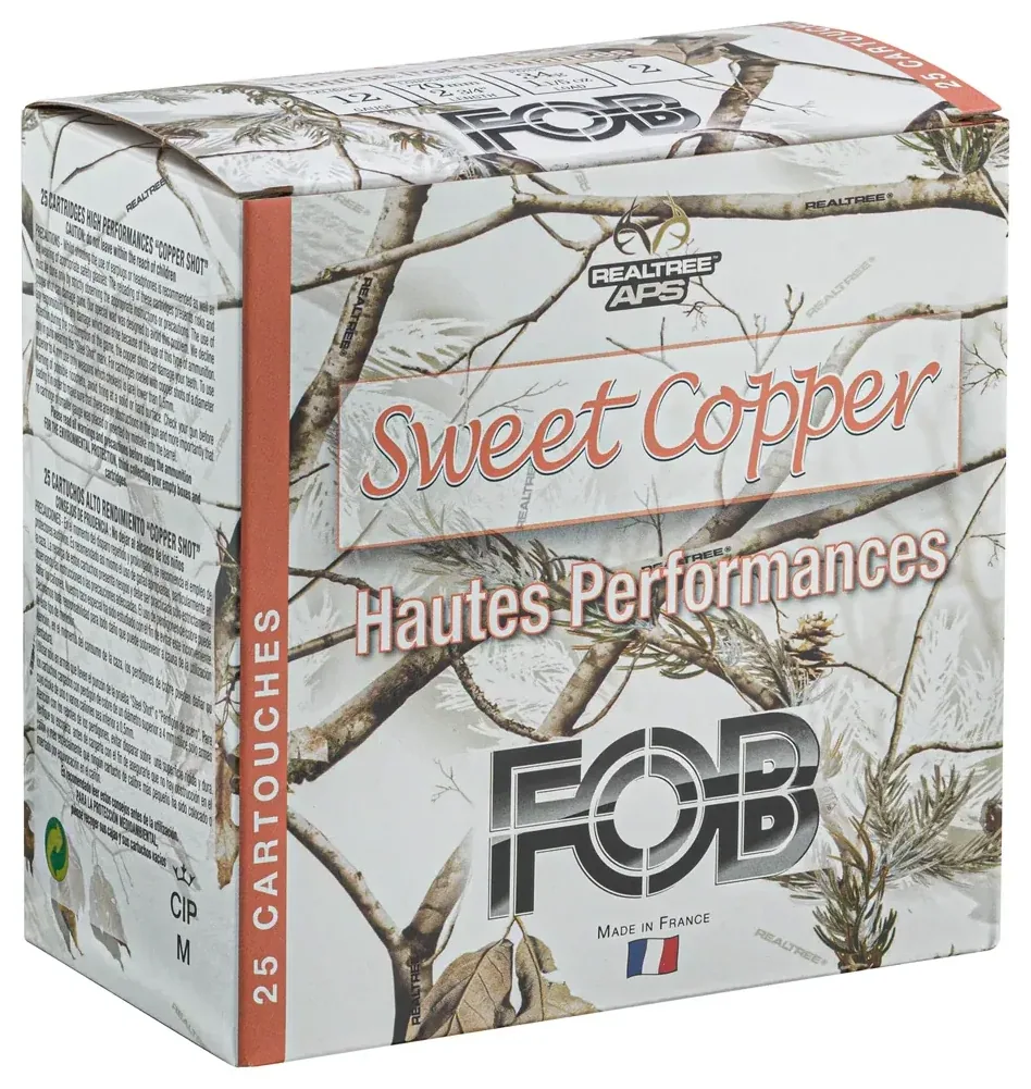 Cartouches Hautes Performances Fob écologiques Sweet Copper - Cal. 12/70, vue 2