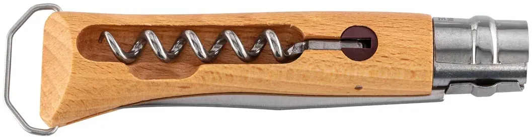 Couteau Opinel numéro 10 - décapsuleur tire-bouchon, vue 2