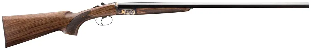 Fusil juxtaposé Renato Baldi Cal. 12/76 - Crosse pistolet, vue 2
