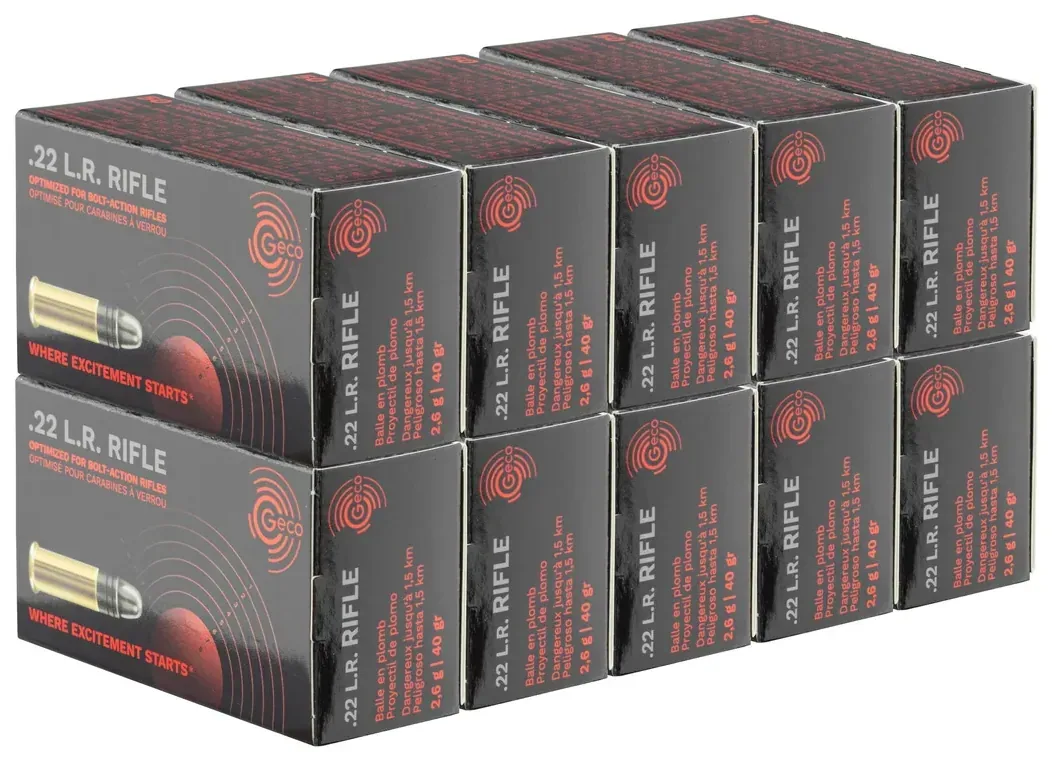 GECO Munitions .22 LR Rifle 40 gr / 2.6 g, vue 3