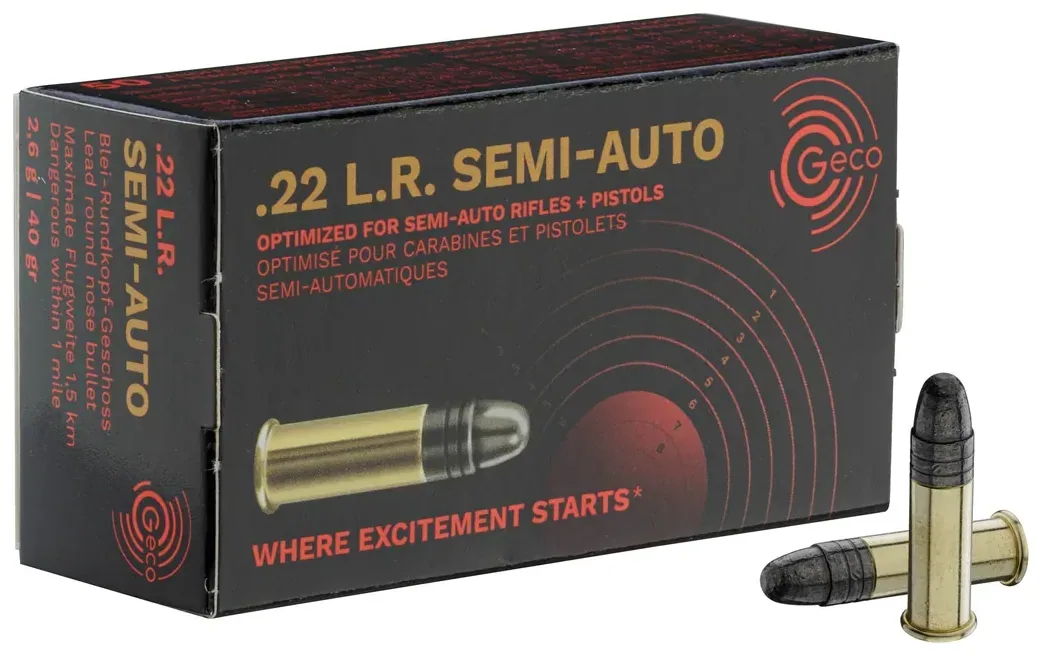 GECO Munitions .22 LR Semi-Auto 40 gr / 2.6 g, vue 2