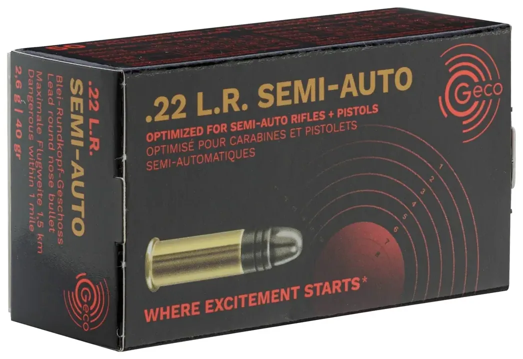 GECO Munitions .22 LR Semi-Auto 40 gr / 2.6 g, vue 3