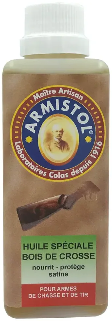 Huile Armistol pour Bois de crosse