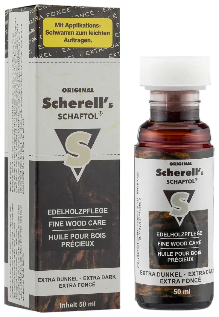 Huile pour bois extra foncé - Schaftol