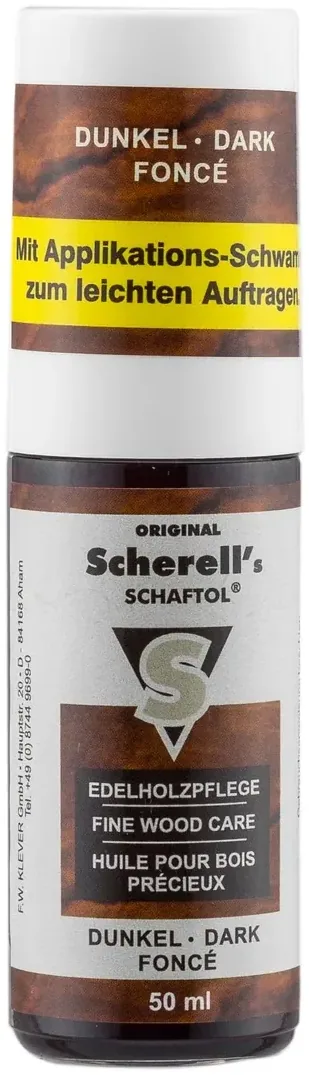 Huile pour bois teinte foncé - Schaftol, vue 3