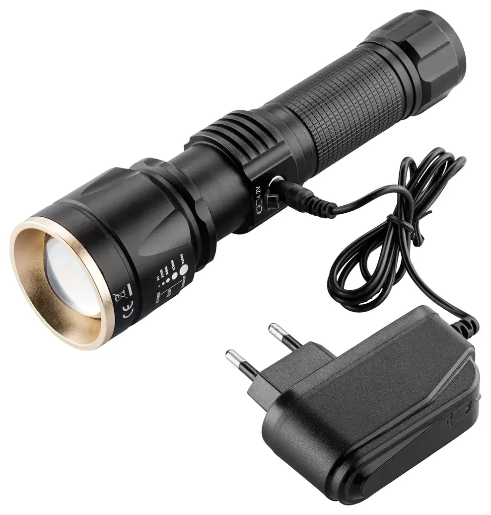Lampe Tactique rechargeable NUM'AXES Led 1000 lumens, vue 2