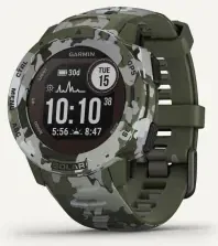 Montre gps multi-fonction Garmin instinct solar - Lichen Camo