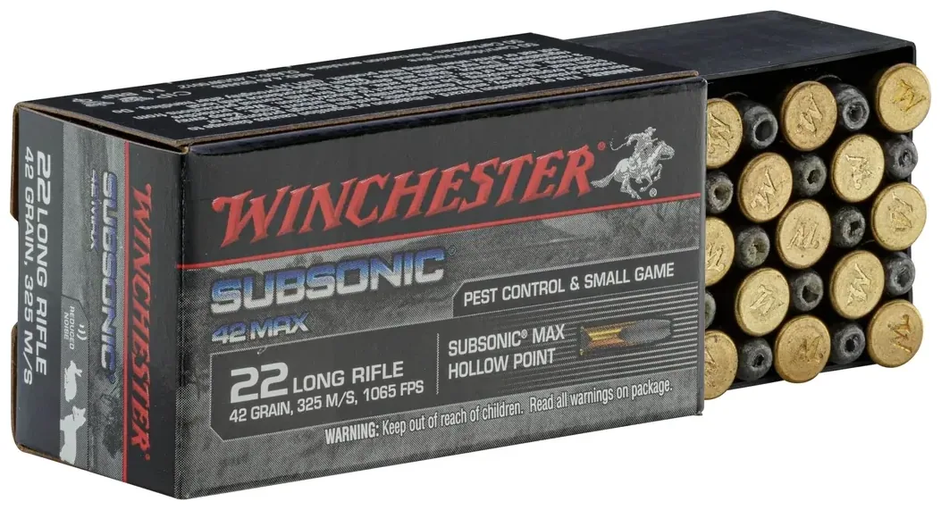 Munitions Subsonic cal. 22 LR 42 grains, vue 3