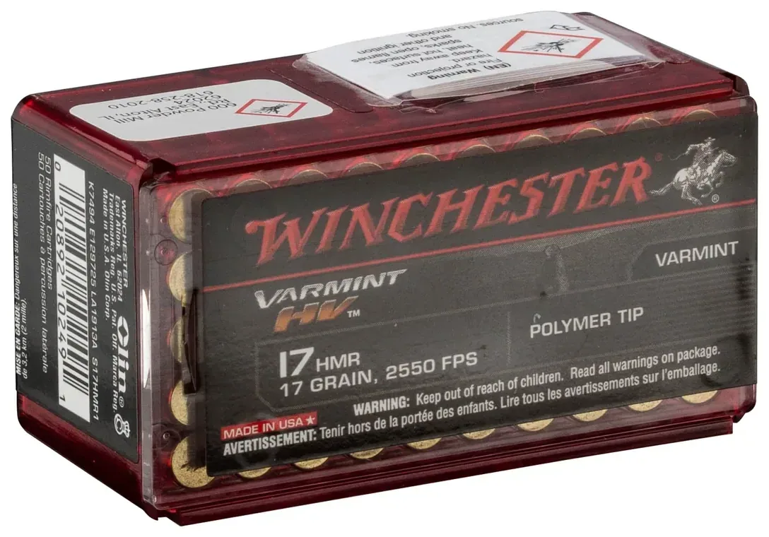Munitions Varmint HV cal. 17 HMR, vue 2