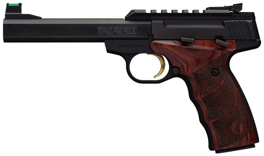 Pistolet Browning Buck Mark Plus Rosewood UDX .22LR, vue 2