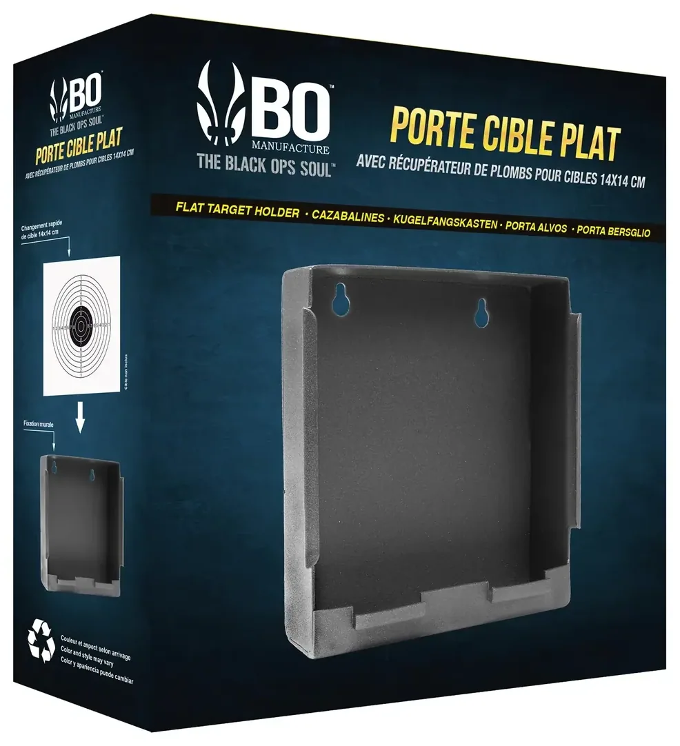 Porte-cible 14 x 14 cm BO Manufacture plat, vue 3