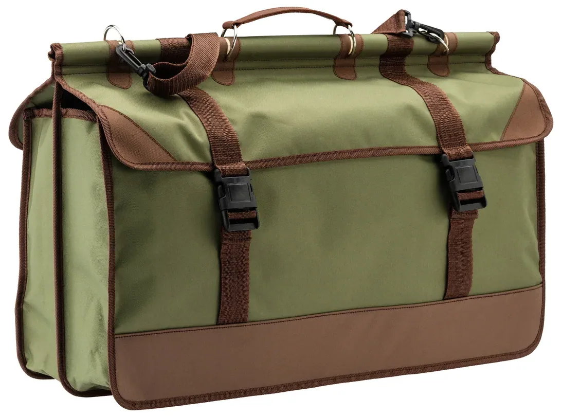 Sac de battue vert/marron en toile - Country