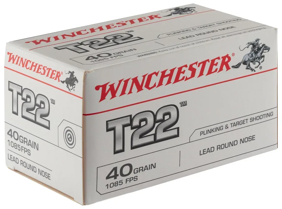 Winchester T22 Cartouches .22 LR 40 gr, vue 2